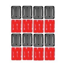 Go pro Accessories Sticker 8pcs Curved Adhesive Mount for GoPro HD Hero 6 5 4 3 3+ 2 1  Xiaomi Yi SJ4000 Sports 2024 - buy cheap