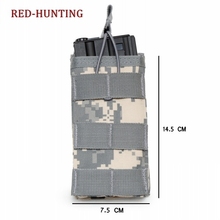 ACU CP Single Airsoft MOLLE Mag Pouch for M4 M16 AR-15 Type Tactical Magazine Pouch Mag Holder 2024 - buy cheap