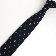 Corbata clásica de punto de lunares para hombre, corbatas ajustadas de punto para novio, corbata de negocios para fiesta de boda ZZLD114 2024 - compra barato