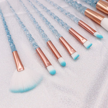 10pcs Blue Unicorn Makeup Brushes Set Powder Eyeshadow Foundation Lip Brush Crystal Diamond Make up brush Kits maquiagem 2024 - buy cheap