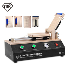Newest 3 in 1 TBK-768 Automatic Curved Touch Screen OCA Film Laminating Machine For S6 S7 Edge Plus Laminator for Curved Screen 2024 - buy cheap