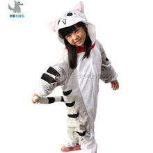 HKSNG-pijamas de animales para niños, ropa de dormir de franela con dibujos de gato y queso, para fiesta familiar, disfraces de Cosplay, Kigurumi 2024 - compra barato