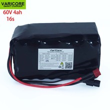 Bateria de lítio 18650 v para bicicleta elétrica, e-bike, 16s2p, 60v, 4ah, 67.2, 4000 v, 1000 mah, com descarga de 20a, bms, watts 2024 - compre barato