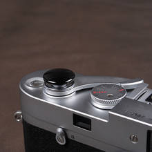 Металлическая выпуклая кнопка спуска затвора 10 мм для фотоаппарата Fuji X100 X10 X20 X-E1 X-PRO1 X100T Leica M9 M8 MP M7 M9P M8P M6 M5 2024 - купить недорого