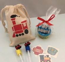 Personalizado trem menino aniversário doces lollipop brinquedo pacotes de chá de bebê goodie favor muçulmano sacos batismo casamento ressaca jóias kit 2024 - compre barato