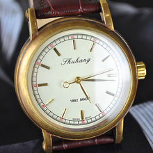Оптовая продажа, золотые Дизайнерские мужские механические часы с ремешком для кофе, бесплатная доставка 2024 - купить недорого