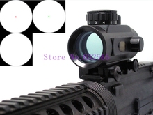Tactical 1x30 Red Green Dot Sight Rifle Reflex gun Sights Scope w/20mm Weaver Mounts for Hunting 2024 - buy cheap