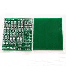 10pc pcb manufactur printed Circuit board smt Universal board 0805 1206 SOT23 IC practice board DIY 2024 - buy cheap