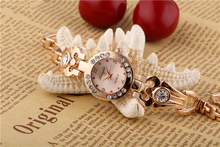 Frete grátis! preço promocional! Pulseira decorativa, caixa de cristal em chapeamento de ouro, relógios de pulseira, pulseira gerryda feminina, relógios de quartzo 2024 - compre barato