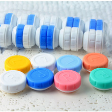 100 pcs/lot Glasses Accessories Cosmetic Contact Lenses Box Colorful Case For Eyes Care Kit Holder Container For Contact Lens 2024 - buy cheap