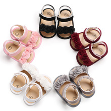 0-1 Years Toddler Girl Leather Sandals Baby Girl Shoes Summer Barefoot Sandals Baby KF556 2024 - buy cheap