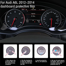Alta calidad dedicado del automóvil del coche del instrumento Protector de pantalla HD 4H película protectora para salpicadero para Audi A6L 2012-2014 2024 - compra barato