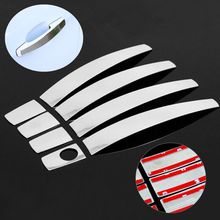 FUNDUOO For Opel Corsa D Vauxhall Corsa D 2007-2014 Stainless Steel Car Door Handle Cover Trim Sticker Free Shipping 2024 - buy cheap