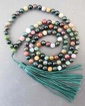 Beautiful Tibetan Buddhist 108 8mm Jade Prayer Beads Mala Necklace 2024 - buy cheap