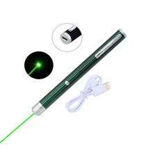Powerful 5mw Green Laser Pen Military Green 532nm 1000m USB Laser Pointer with Rechargeable Battery 2024 - buy cheap