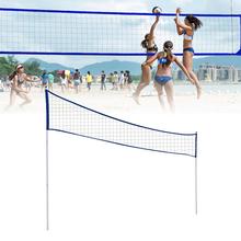 Red de voleibol portátil para exteriores, red de tenis plegable y ajustable, Poste de soporte para playa con, parque de césped 2024 - compra barato