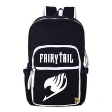 Cartoon Canvas Shoulders Bag Fairy Tail Students Teenagers School Book Laptop Bag Travel Backpack Large Capacity 2024 - buy cheap