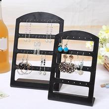 24/48 Holes Earrings Display Stand Holder Jewelry Show Rack Acrylic Organizer Earring Holder Jewelry Rack Shop Jewelry Organizat 2024 - buy cheap