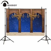 Allenjoy starry sky castle door photography backdrop castle retro luxury background photoshoot prop studio photocall photobooth 2024 - buy cheap