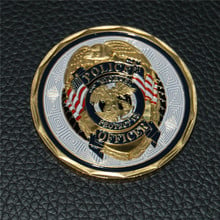 100pcs/lot free shipping St. Michael ArchAngel Patron LAW ENFORCEMENT Police DEA CIA SWAT Challenge Coin 2024 - buy cheap