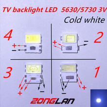 SAMSUNG-lextar uni 5630 5730, 3V, 0,5 W, 1W, retroiluminación LED SMD, 1000 unidades, 500 unidades 2024 - compra barato