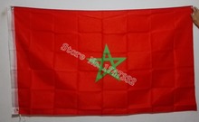 Morocco Africa National Flag All Over The World hot sell goods 3X5FT 150X90CM Banner brass metal holes 2024 - buy cheap