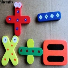 5PCS/LOT.Math symbol wood fridge magnet Early learning educational toys Math learning Teach your own Kindergarten training aid 2024 - buy cheap