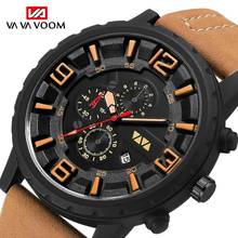 Fashion Sports Watch Men 2020 New Mens Watches Top Brand Luxury Quartz Watch Leather Waterproof Military Clock Relogio Masculino 2024 - buy cheap