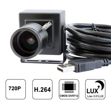 ELP 1280*720p MJPEG/H.264 30fps HD Cmos OV9712 2.8-12mm Varifocal Mini CCTV Usb Camera with Audio Microphone for PC Computer 2024 - buy cheap