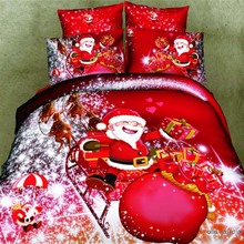 Red Truck Merry Christmas Bedding Set Queen Size 100% Cotton Printed Duvet Covers Bed Sheets Pillowcase Xmas Home Decorations 2024 - buy cheap