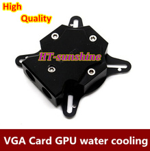 Free shipping   5PCS  GPU water cooling block waterblock For GTX4 GTX5 GTX6 GTX7 800 6800 universal for hole Pitch 43-61mm Black 2024 - buy cheap