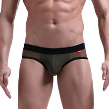 Male Underwear G-strings Transparent Breathable Men Erotic Briefs Thong Sexy Male Panties Briefs Gay Underwear Men Underpants 2024 - buy cheap