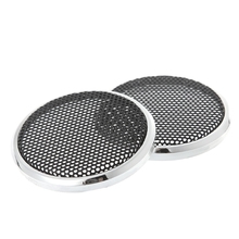 2 Pcs 50mm Speaker Steel Mesh Round Grill Protective Cover Decorative Circle 2024 - buy cheap