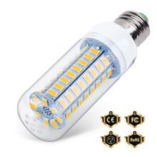 220V E27 LED Lamp GU10 LED Bulb E14 Corn Lamp 24 36 48 56 69 72LEDs Chandelier Candle LED Light Bulb For Home Decoration SMD5730 2024 - buy cheap