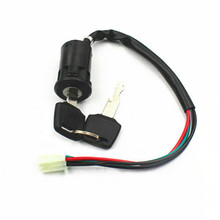 Motorcycle Black Ignition Switch Lock Key Dirt Bike Chinese ATV Go Kart Moped Scooter 2024 - buy cheap