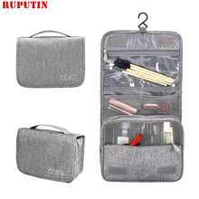 RUPUTIN Fashion Travel Cosmetic Bag Female Waterproof Beauty Women Makeup Bags Bathroom Organizer Portable Bath Hook Wash Bags 2024 - buy cheap