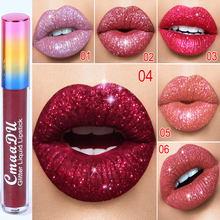 Glitter Lip Gloss Plumper Lips Tattoo Makeup Waterproof Chameleon Metal Lip Tint Sexy Women Korean Nude Liquid Lipstick Cosmetic 2024 - buy cheap
