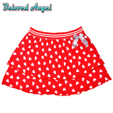 Falda de algodón para niñas pequeñas, de cintura elástica minifalda, pantalones cortos, ropa para niñas de 1 a 16 años 2024 - compra barato