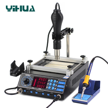 YIHUA 853AAA Bag Rework Station 3 in 1 Preheating Station With Hot Air Gun Soldering iron Bracket Soldering Station Welding Tool 2024 - buy cheap