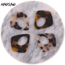 HAOSAW 31*35 6Pcs/Lot Acetic Acid Classsic Water Drop Charms DIY Accessories Parts/Jewelry Findings/Earrings Accessories Making 2024 - buy cheap