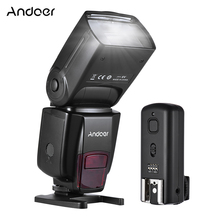 Беспроводная универсальная накамерная вспышка Andoer AD560 IV 2,4G вспысветильник GN50 с триггером для Canon Nikon Sony A7 DSLR 2024 - купить недорого