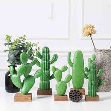 Nordic home fresh simulation plant study living room Lvchu home decoration cactus column floor potted crafts 2024 - buy cheap