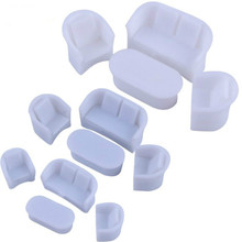 5sets/lot 1/75 1/100 1/150 Architecture Plastic Scale Ho N Z White Model Sofa For Building Model Kits Toy 2024 - buy cheap