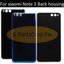 For Xiaomi Mi Note 3 Glass Battery Cover Door Housing Cover Replacement Repair Spare Parts 3M Glue for Mi Note3 Back cover 2024 - buy cheap