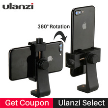 Ulanzi Smartphone Tripod Mount Adapter Tripod Clipper Holder Youtube Landscape Shooting Tripod Stand for iPhone X 7 plus Samsung 2024 - buy cheap