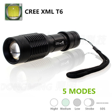 Portable lanterna 5000LM Cree XML T6 Focus LED flashlight 5000 lumens Led torch 18650 battery or 3* AAA for bike camp torchlight 2024 - buy cheap