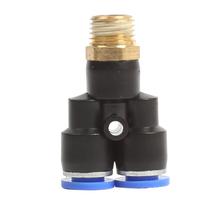 10pcs PX4 Tube O/D 4mm Brass Male Thread Size M5 1/8" 1/4" Y Style Push In Fittings Pneumatic Quick Connector 2024 - buy cheap