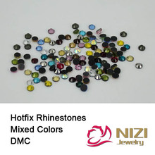 Rhinestones ss06 ss10 ss16 ss20 ss30 Assorted Colors Iron-on Beads DMC HOTFIX Rhinestones Crystal Perfect High Shine Rhinestones 2024 - buy cheap