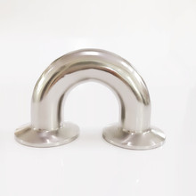 38mm O/D 1.5" Tri Clamp 304 Stainless Steel Sanitary 180 Degree Return Bend Three Clover Pipe Fitting For Homebrew 2024 - buy cheap