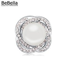 BeBella women Pearl brooch Made with Swarovski Elements for gift 2024 - buy cheap